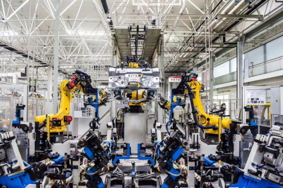 长城汽车工厂自动化机器人