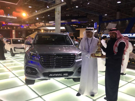 第41届沙特国际车展上哈弗H9-2019年度最佳四驱SUV
