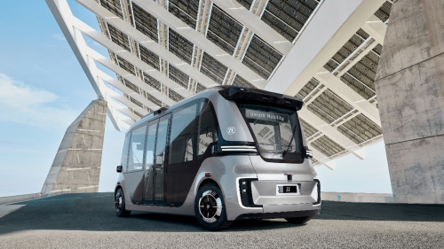 采埃孚下一代穿梭车能够在人群密集区域使用自动驾驶运输系统