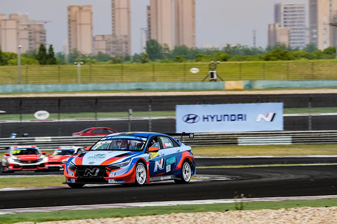 Elantra N TCR驰骋在2023 TCR China 揭幕战 Elantra N TCR驰骋在2023 TCR China 揭幕战