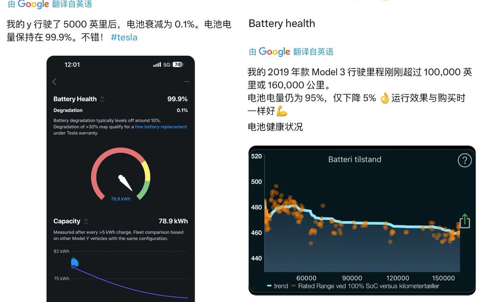 知名博主评测特斯拉电池：比手机耐用太多