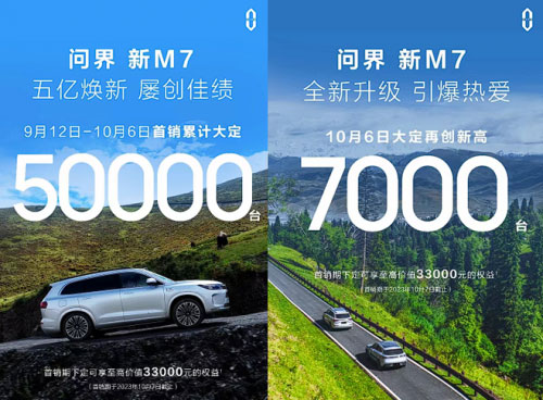 对比小鹏G9 为什么用户更愿意等问界新M7