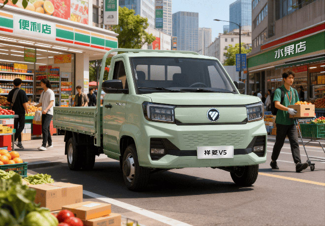 快充效率 场景定义价值 祥菱V5新能源版微卡