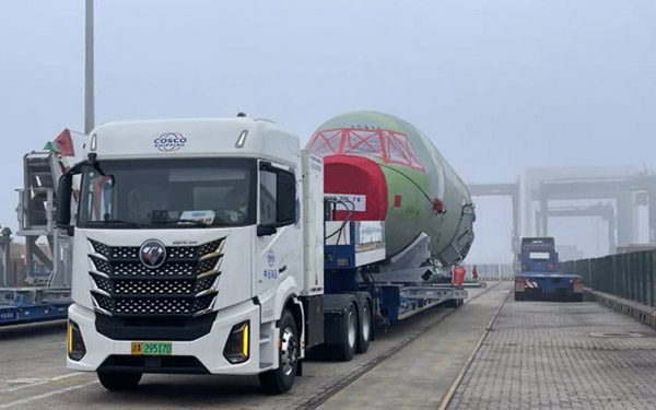 欧曼银河5M助力完成空客大部件全电公路首运任务_图片新闻